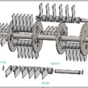 Texas knivsæt til vertikalskærer