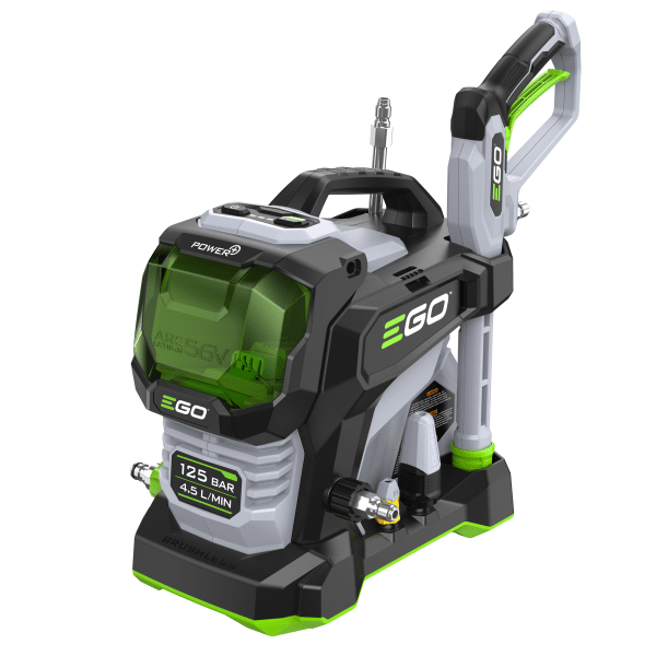 EGO HPW1800E – Kompakt og kraftfuld batteridrevet højtryksrenser | WebHPW1800E EGOEU HIGH PRESSURE WASHER ON WHITE 01 1800 1800 white sRGB 72 PNG | Dan-redskaber